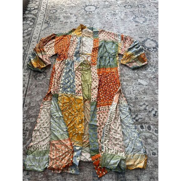 NWOT JEN'S PIRATE BOOTY WOMEN'S DAYDREAM MANON MULTICOLORED KIMONO - Picture 6 of 12